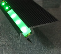 LED li - ışıklı basamak profili