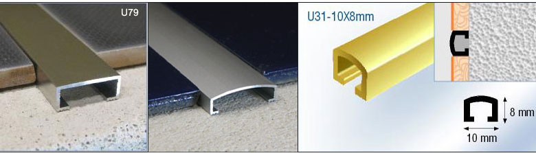 Aluwinkel anodizado protección de bordes de aluminio eckschutz ángulo Alu